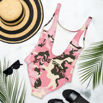 Pink Camo Not Like the Rest One-Piece Swimsuit accessories