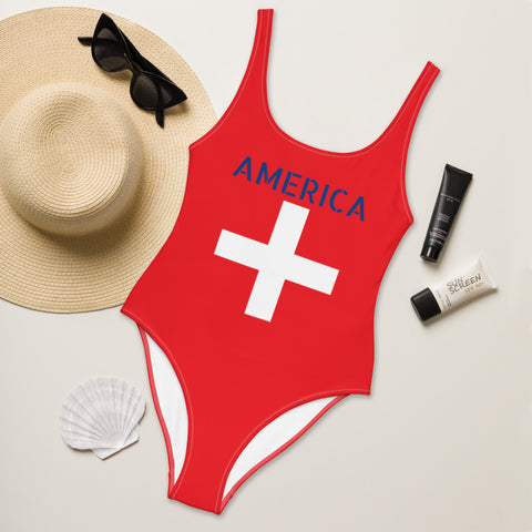 America Life Saver One-Piece Swimsuit accessories