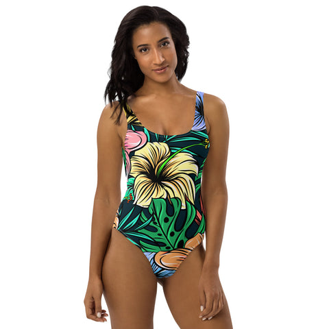 Aloha One-Piece Swimsuit accessories
