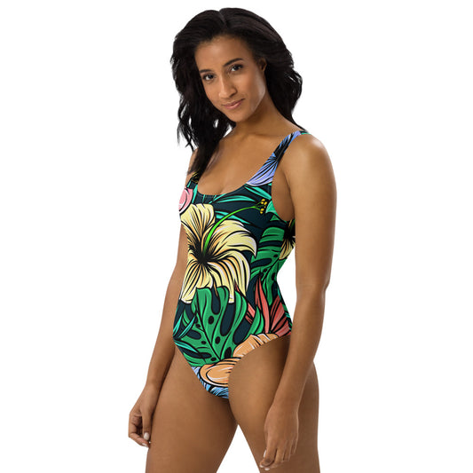 Aloha One-Piece Swimsuit accessories