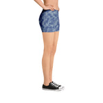 Blue Camo Pink Flag Thigh Shorts accessories