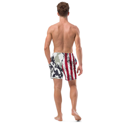 Flag Gadsden Men's swim trunks military