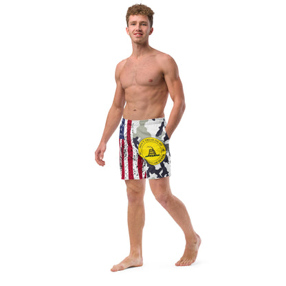 Flag Gadsden Men's swim trunks military