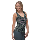 Runnin Guns Buns Tank Top funny military