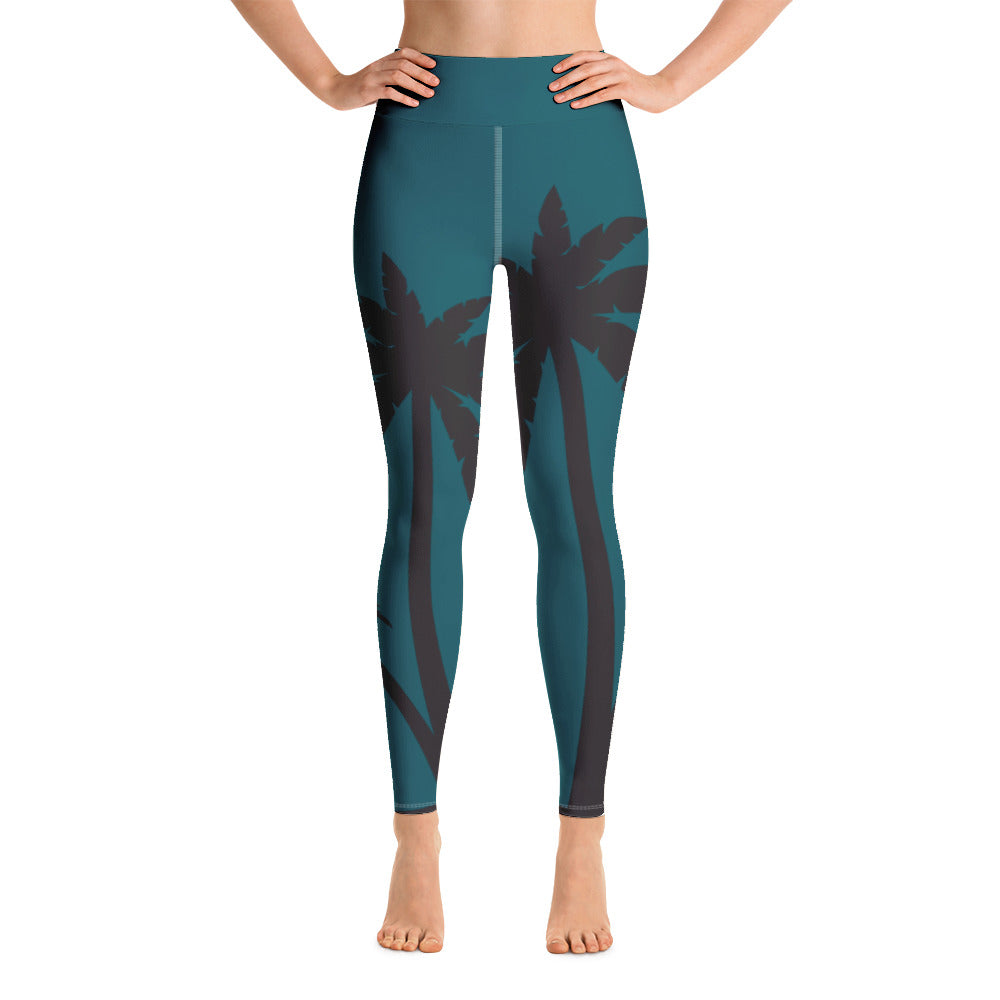 Palm Tree Yoga Leggings accessories
