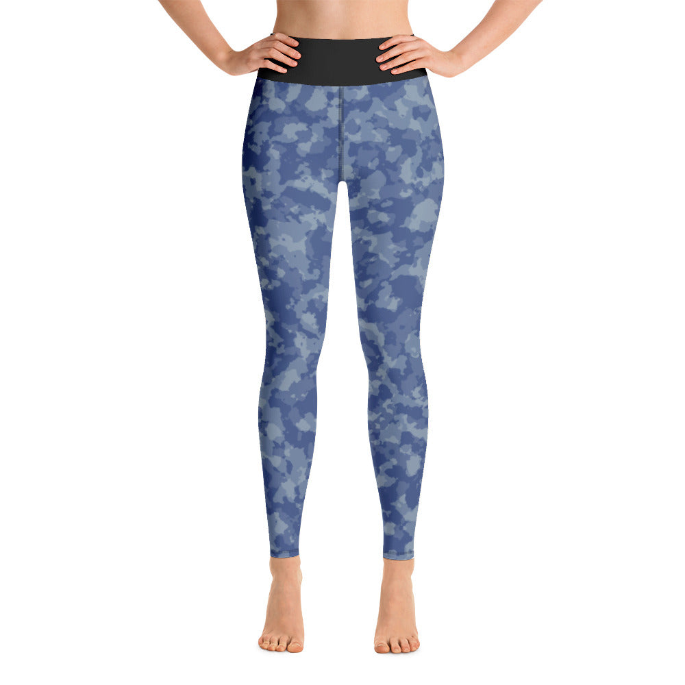 Blue Camo Freedom Wings Yoga Leggings accessories Jenn