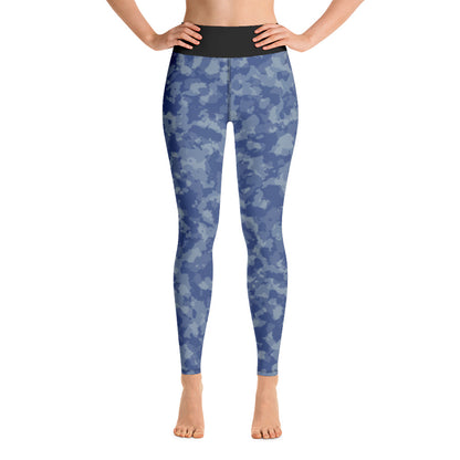 Blue Camo Freedom Wings Yoga Leggings accessories Jenn