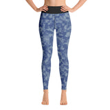 Blue Camo Freedom Wings Yoga Leggings accessories Jenn