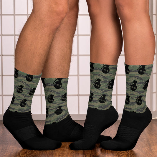 Tiger Stripe Grenade Socks accessories