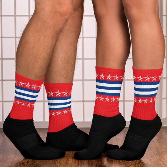 Red White Blue Socks accessories
