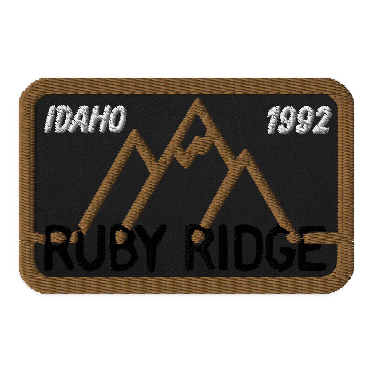 Ruby Ridge Embroidered patches accessories