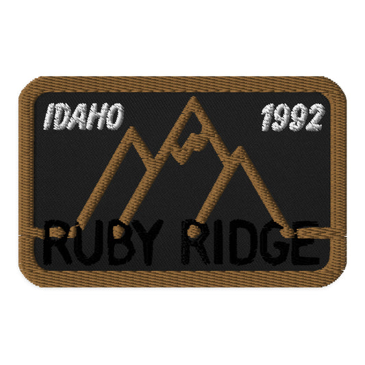 Ruby Ridge Embroidered patches accessories