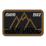 Ruby Ridge Embroidered patches accessories