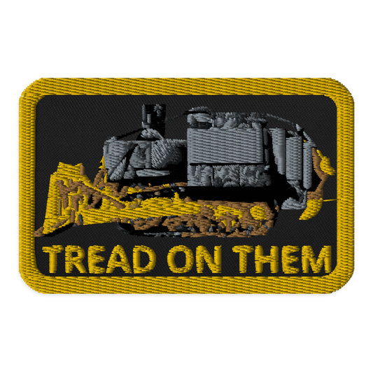 Killdozer Tread on Them Embroidered patches accessories