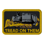 Killdozer Tread on Them Embroidered patches accessories