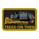 Killdozer Tread on Them Embroidered patches accessories