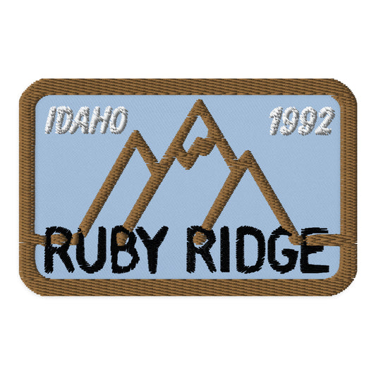 Ruby Ridge Embroidered patches accessories
