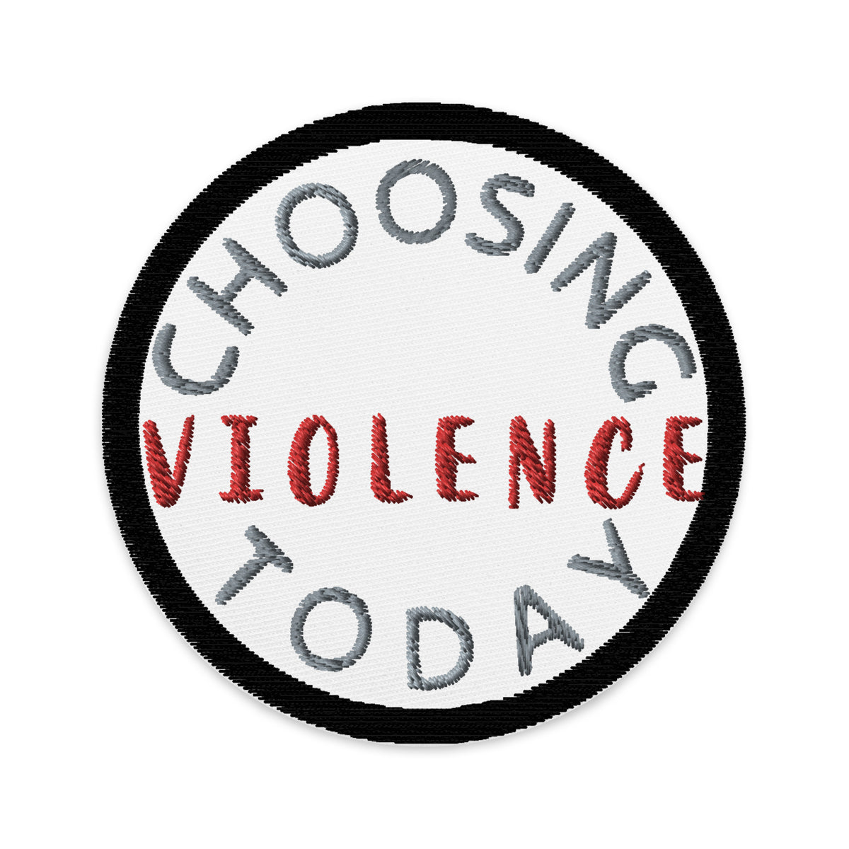 Choosing Violence Today Embroidered patches accessories – Breach or Bypass