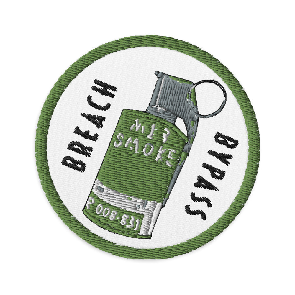 BorB Smoke Grenade Embroidered patches accessories