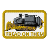 Killdozer Tread on Them Embroidered patches accessories