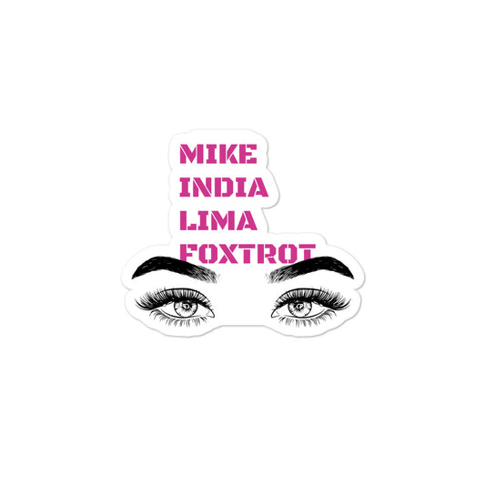 M.I.L.F. Bubble-free stickers accessories