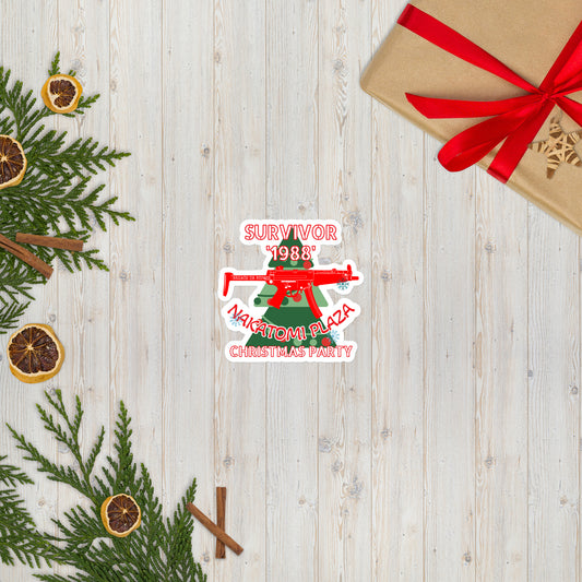 Nakatomi Christmas Party Survivor stickers seasonal