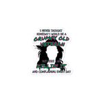 Grumpy Female Veteran Bubble-free stickers accessories