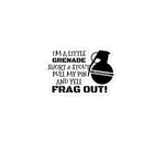 Grenade Frag Bubble-free stickers accessories