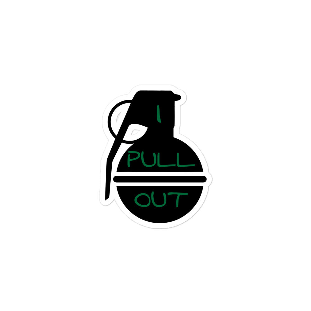 Grenade Pull Out stickers accessories