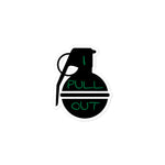 Grenade Pull Out stickers accessories