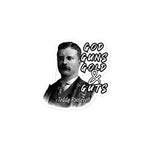 Teddy Roosevelt God Guns Gold Guts stickers