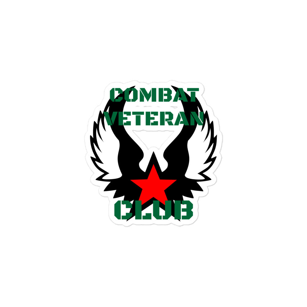 Combat Veteran Club stickers accessories