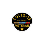 COVID Veteran Bubble-free stickers accessories