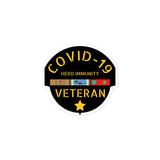 COVID Veteran Bubble-free stickers accessories
