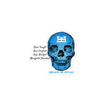 BorB Blue Skull War Bar Bridge Minefield Bubble-free stickers accessories