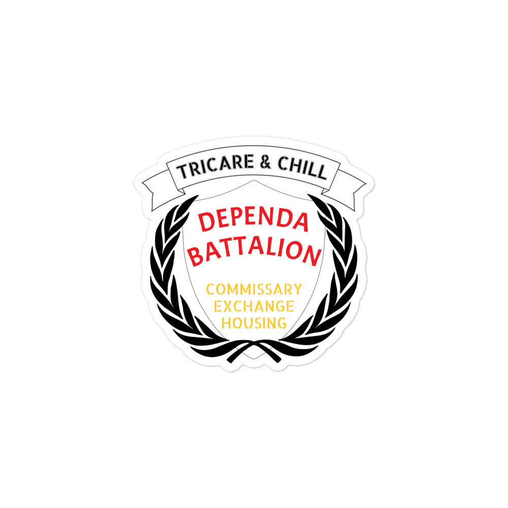 Dependa Battalion Bubble-free stickers accessories