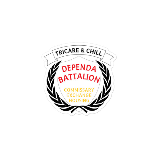 Dependa Battalion Bubble-free stickers accessories