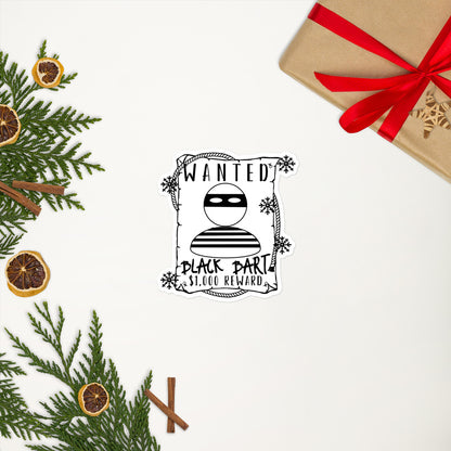 Christmas Story Black Bart Wanted stickers accessories
