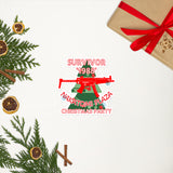 Nakatomi Christmas Party Survivor stickers seasonal