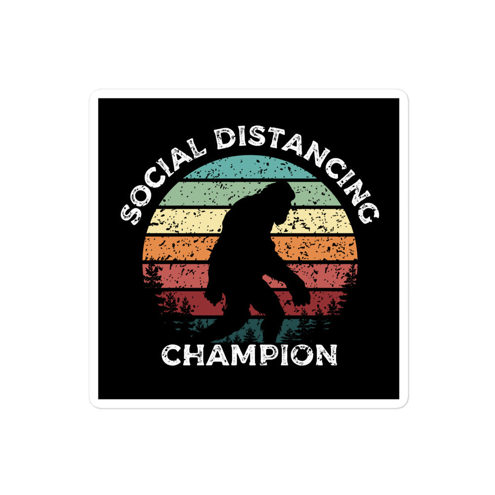 Sasquatch Bubble-free stickers accessories