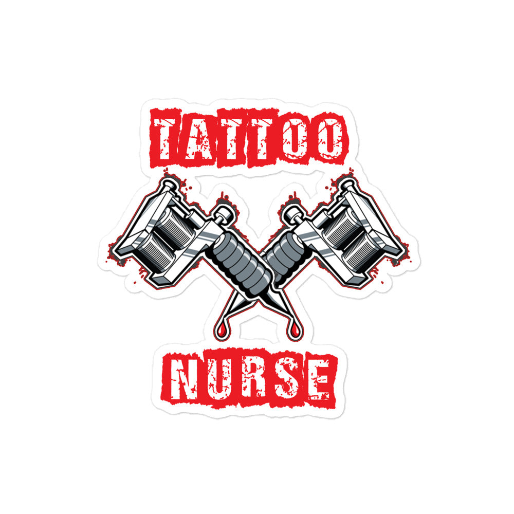 Tattoo Nurse Bubble-free stickers accessories