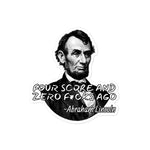 Abraham Lincoln Four Score stickers accessories