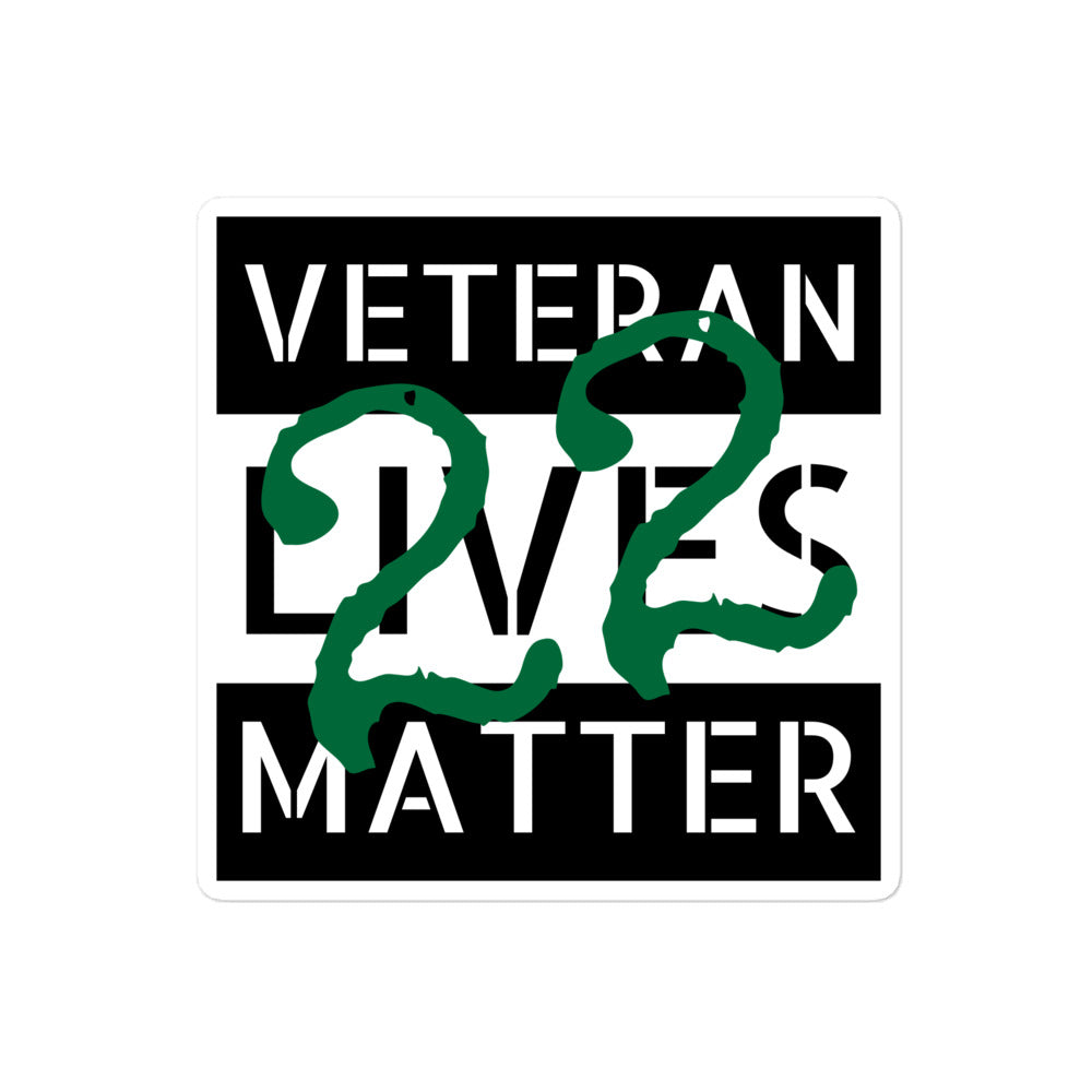 Veteran Lives Matter 22 stickers accessories