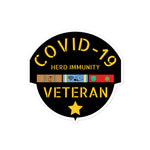 COVID Veteran Bubble-free stickers accessories