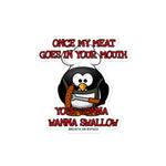 Meat Swallow Bubble-free stickers accessories