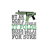 My AR Wiggle Wiggle Bubble-free stickers accessories