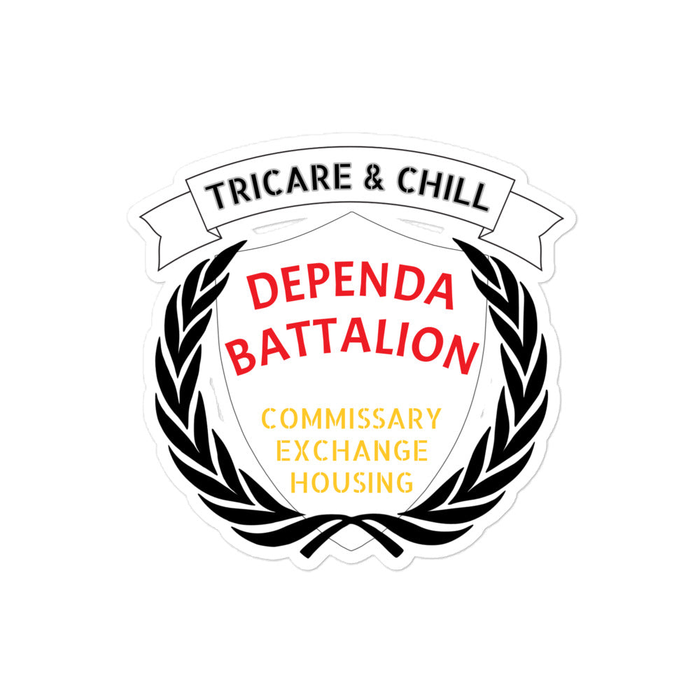 Dependa Battalion Bubble-free stickers accessories