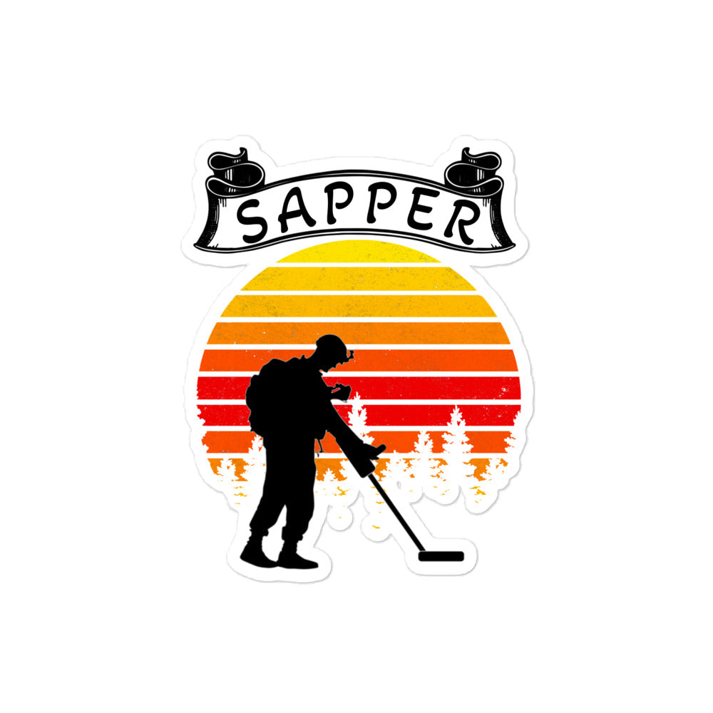Sapper Landscape Bubble-free stickers engineer accessories
