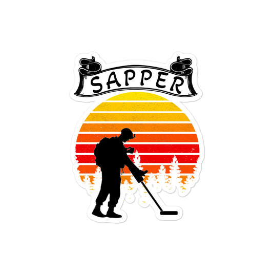 Sapper Landscape Bubble-free stickers engineer accessories