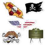 Rifle Stickers 2 accessories